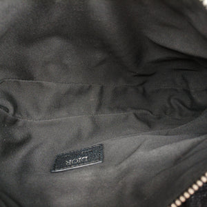 Pre-owned Christian Dior Saddle Black Jacquard  bum bag/waist bag | stylenewstar