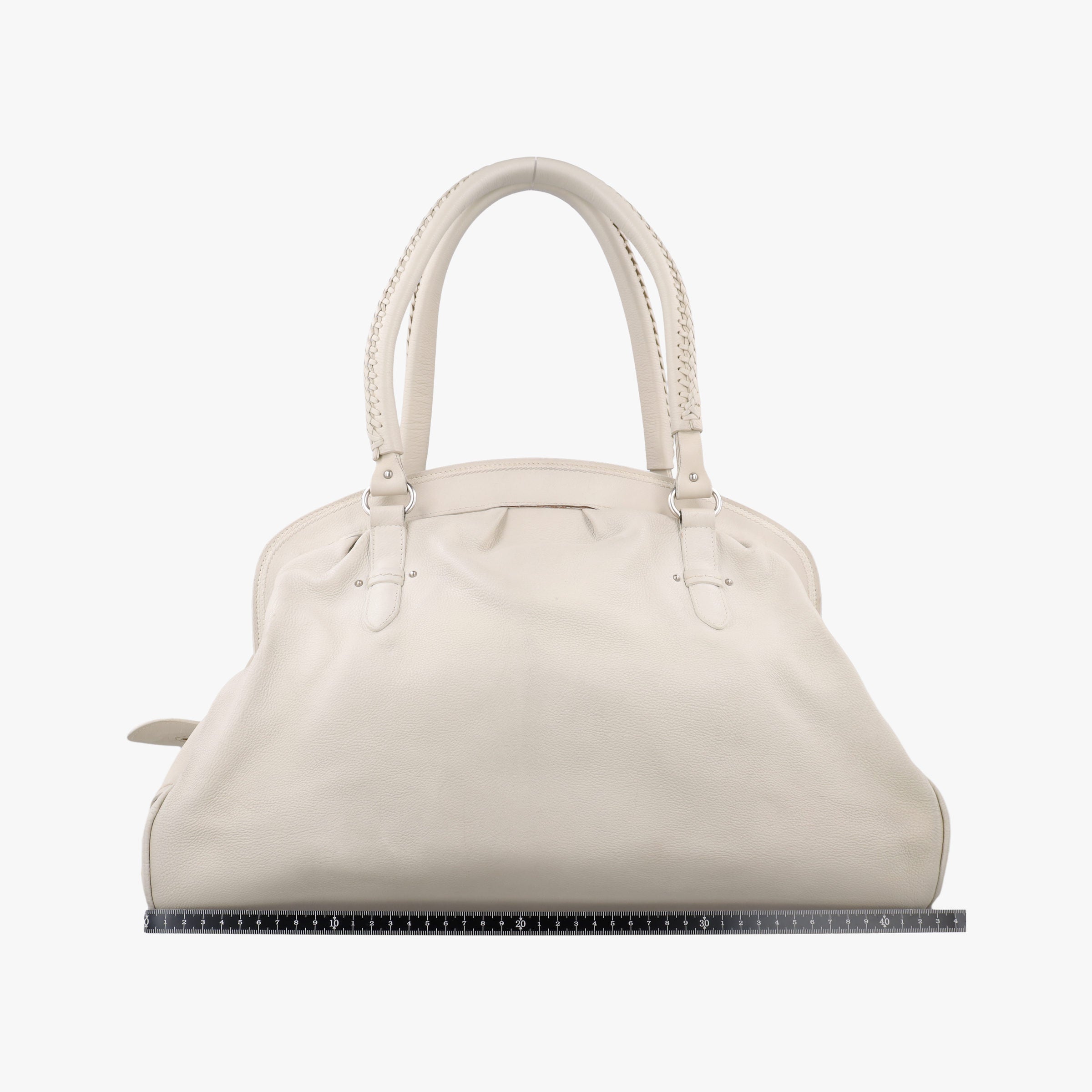 Pre-owned Christian Dior Detective White leather  handbag | stylenewstar