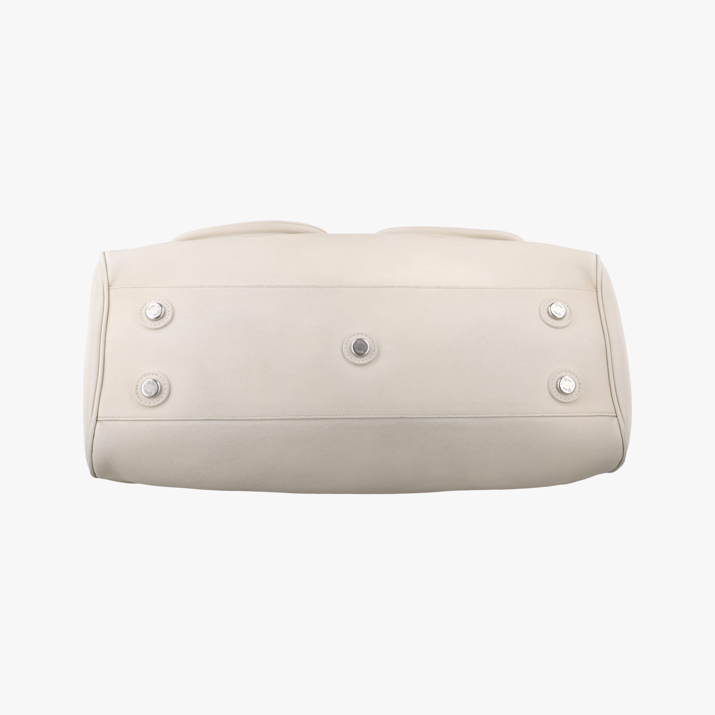 Pre-owned Christian Dior Detective White leather  handbag | stylenewstar
