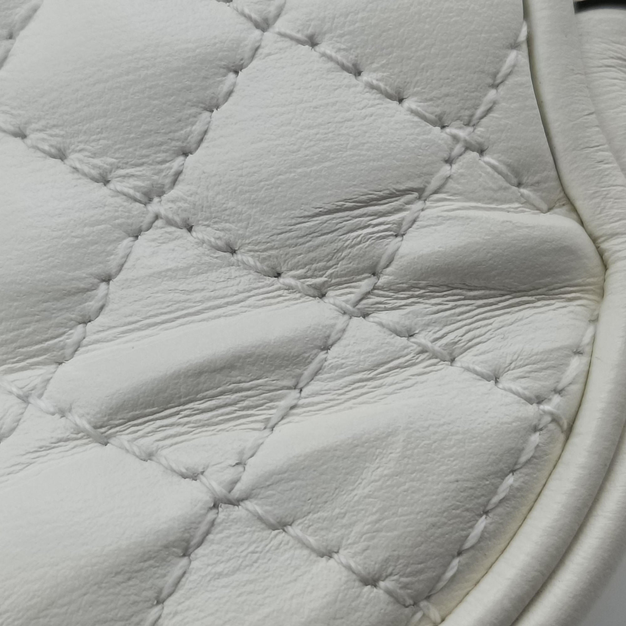 Pre-owned Gucci GG Marmont Pochette White Leather 541051 shoulderbag | stylenewstar