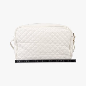 Pre-owned Gucci GG Marmont Pochette White Leather 541051 shoulderbag | stylenewstar