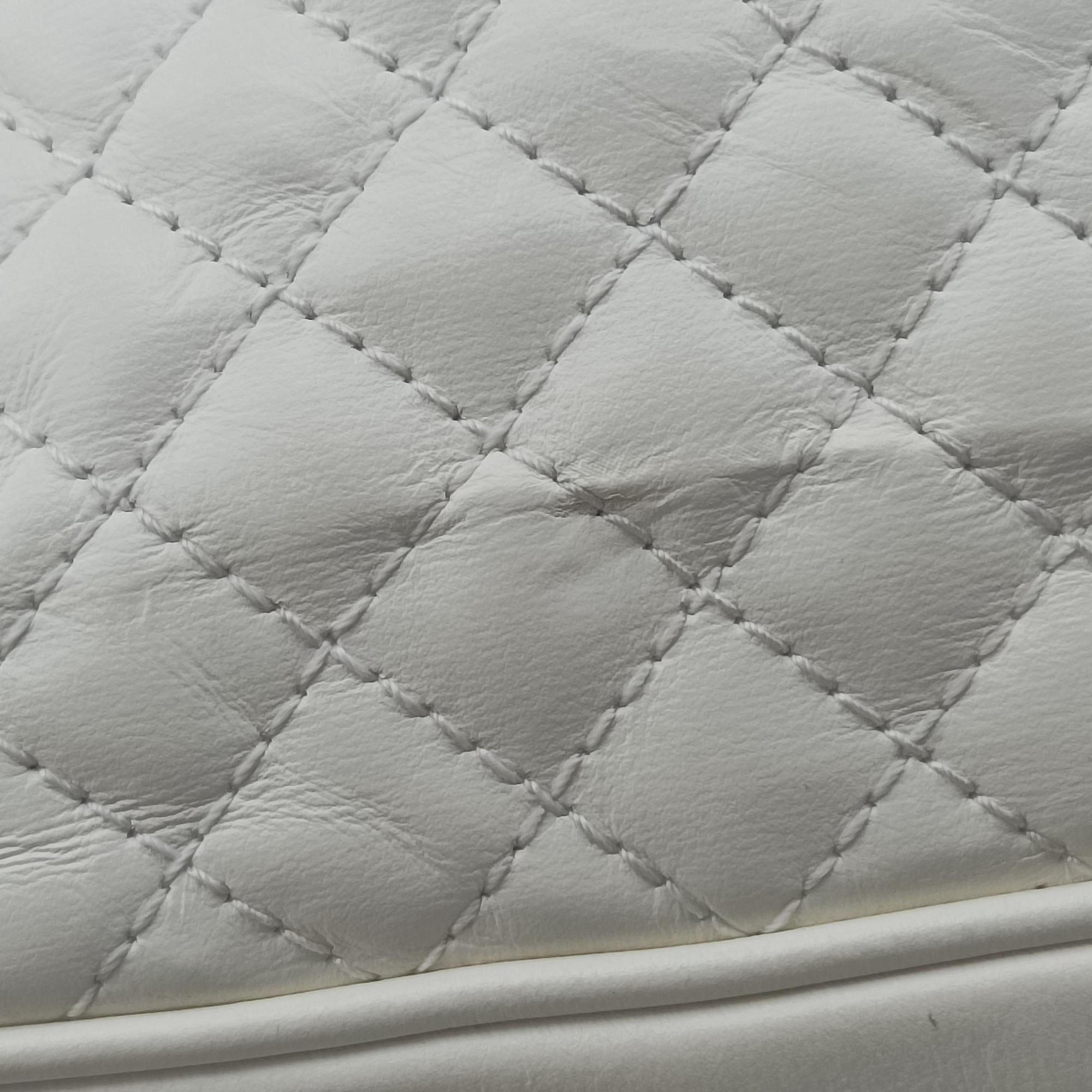 Pre-owned Gucci GG Marmont Pochette White Leather 541051 shoulderbag | stylenewstar