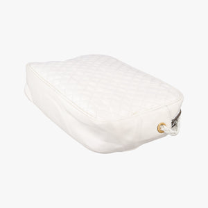 Pre-owned Gucci GG Marmont Pochette White Leather 541051 shoulderbag | stylenewstar