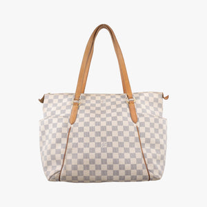 Pre-owned Louis Vuitton TOTALLY MM Azur Damier Canvas N51262 handbag | stylenewstar