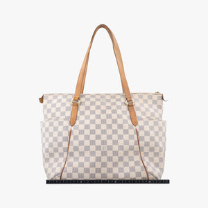 Pre-owned Louis Vuitton TOTALLY MM Azur Damier Canvas N51262 handbag | stylenewstar