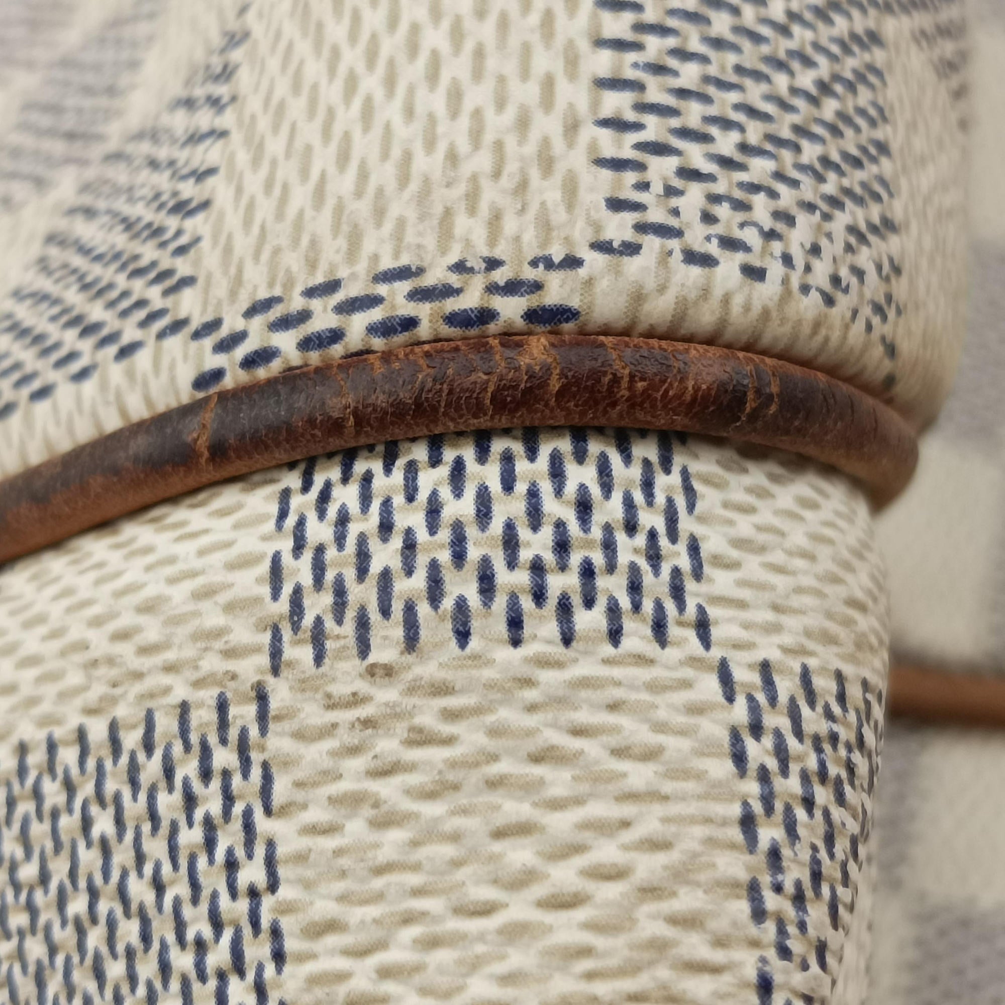 Pre-owned Louis Vuitton TOTALLY MM Azur Damier Canvas N51262 handbag | stylenewstar