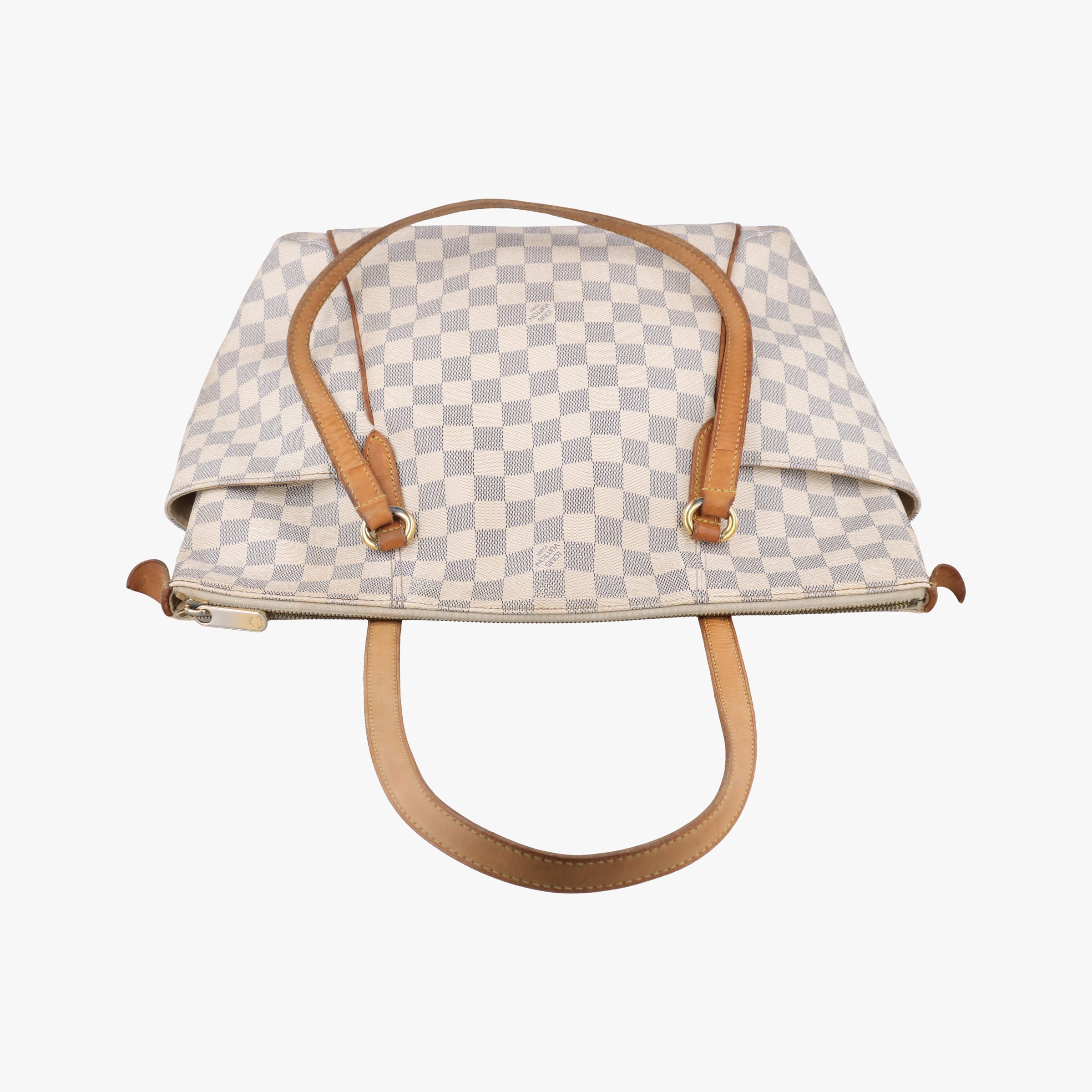 Pre-owned Louis Vuitton TOTALLY MM Azur Damier Canvas N51262 handbag | stylenewstar