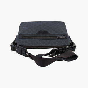 Pre-owned Gucci GG Supreme Black PVC coated canvas 322279 shoulderbag | stylenewstar