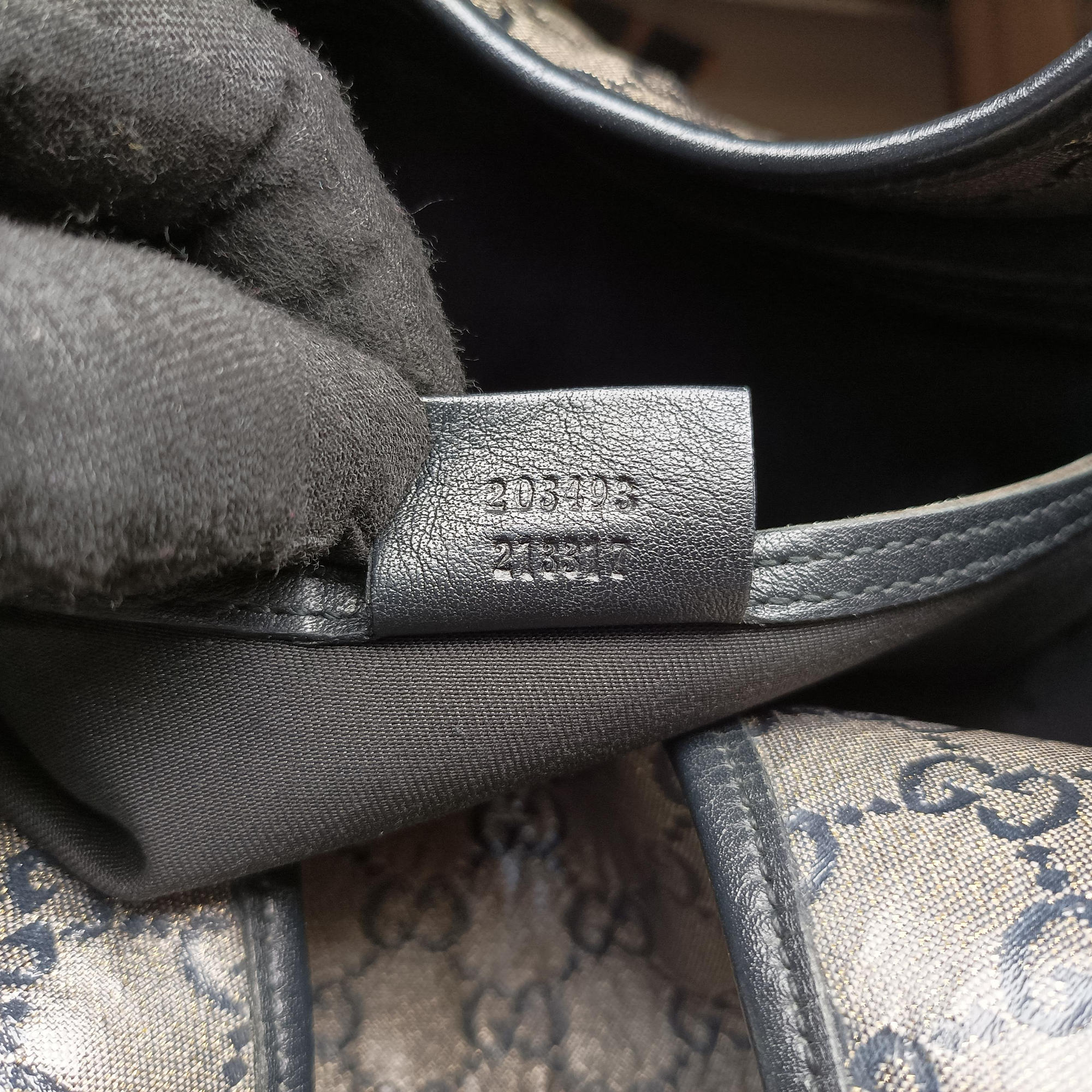 Vintage Gucci New Jackie Brown×Black PVC coated canvas×Leather 203493 handbag | stylenewstar