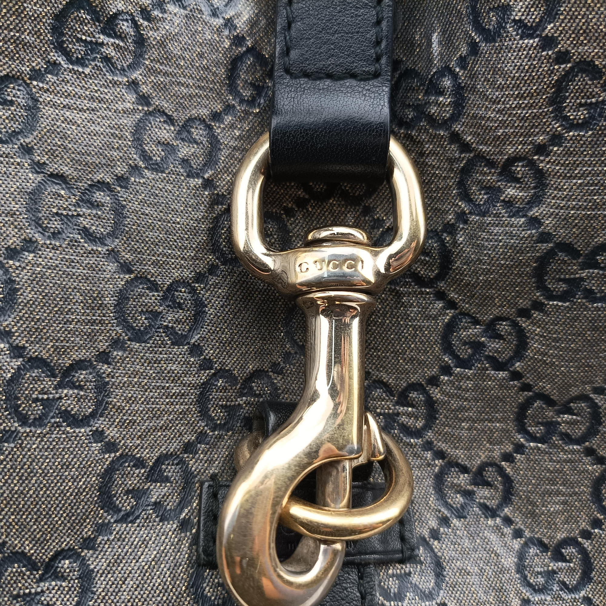 Vintage Gucci New Jackie Brown×Black PVC coated canvas×Leather 203493 handbag | stylenewstar