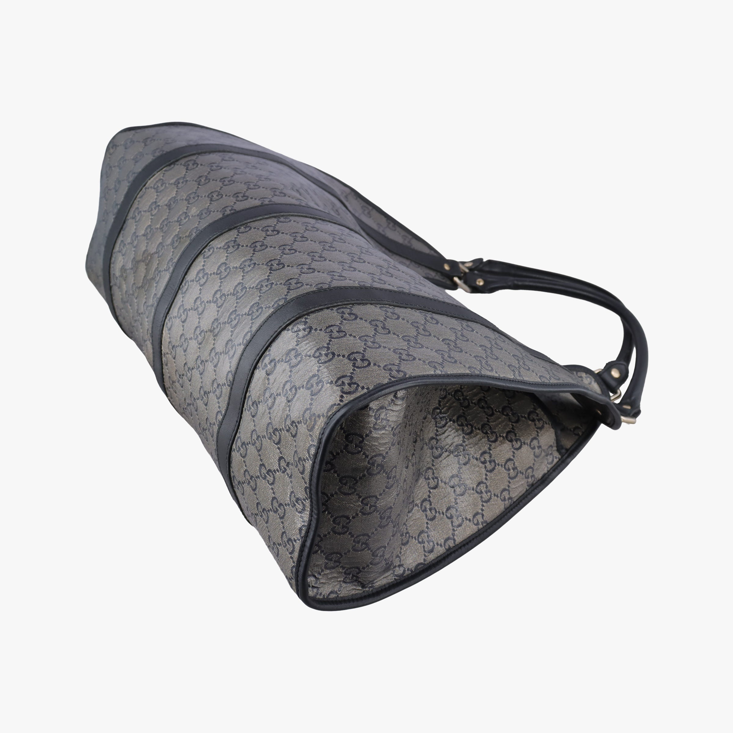 Vintage Gucci New Jackie Brown×Black PVC coated canvas×Leather 203493 handbag | stylenewstar
