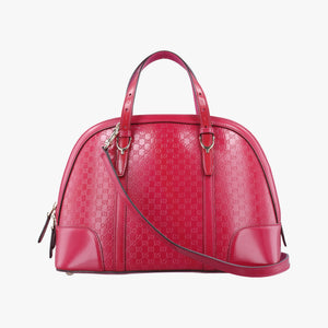 Pre-owned Gucci Microguccissima Red Patent Leather 309617 shoulderbag | stylenewstar