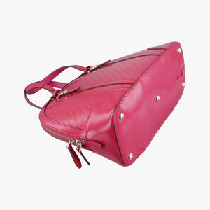 Pre-owned Gucci Microguccissima Red Patent Leather 309617 shoulderbag | stylenewstar