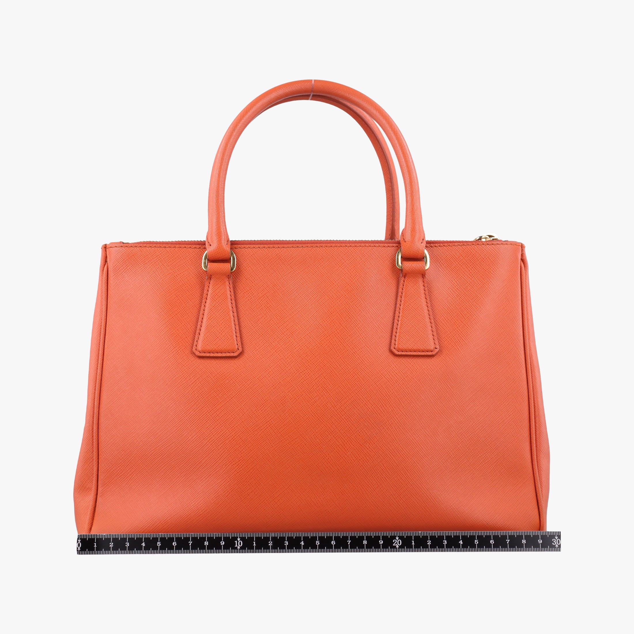 Vintage Prada Galleria Orange SAFFIANO Leather BN1844 shoulderbag | stylenewstar