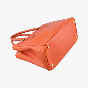 Vintage Prada Galleria Orange SAFFIANO Leather BN1844 shoulderbag | stylenewstar
