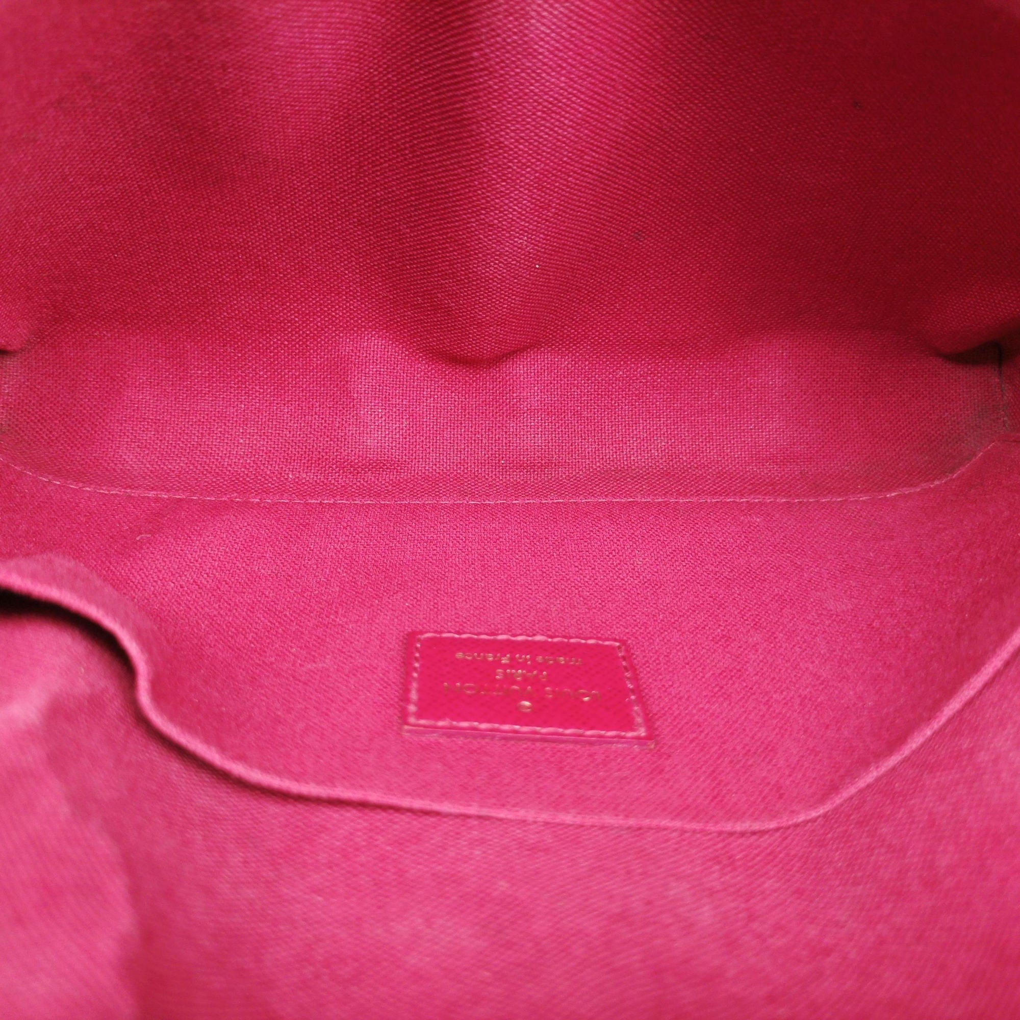 Pre-owned Louis Vuitton Pochette Felicie Brown Monogram Canvas M61276 shoulderbag | stylenewstar