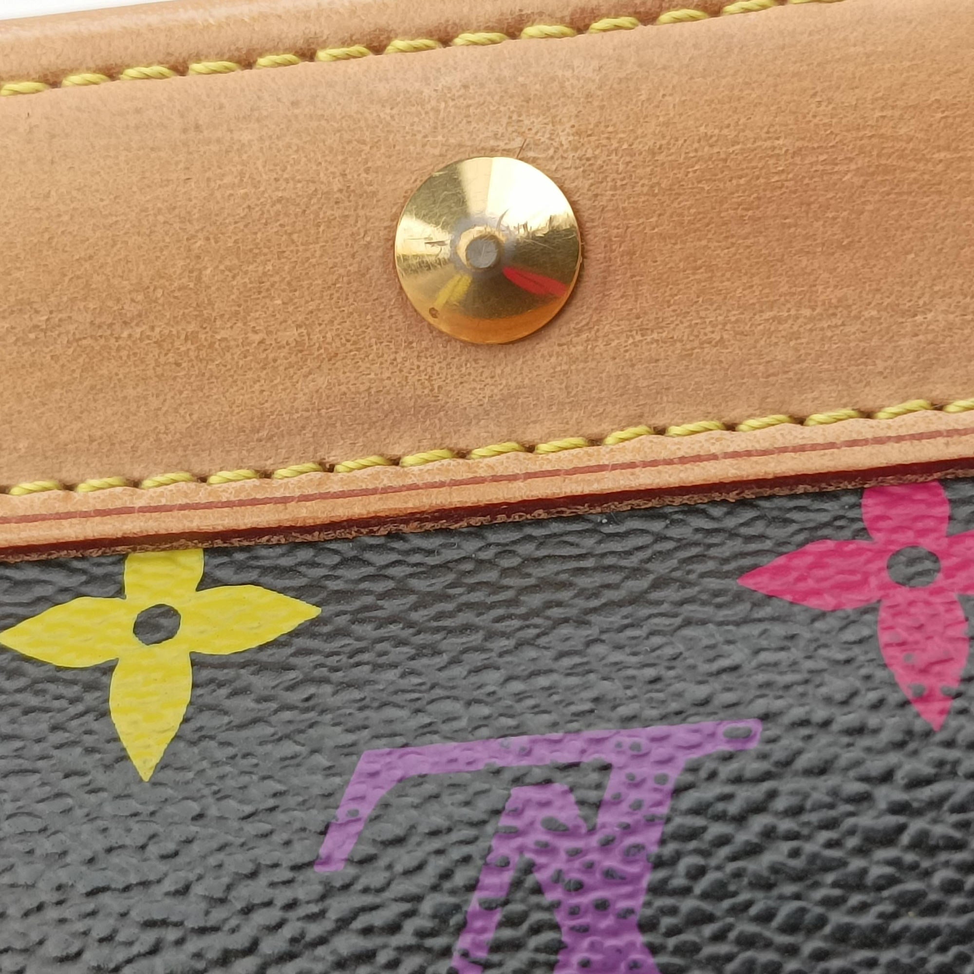 Secondhand Louis Vuitton Alma PM Noir Monogram Multicolor M92646 handbag | stylenewstar