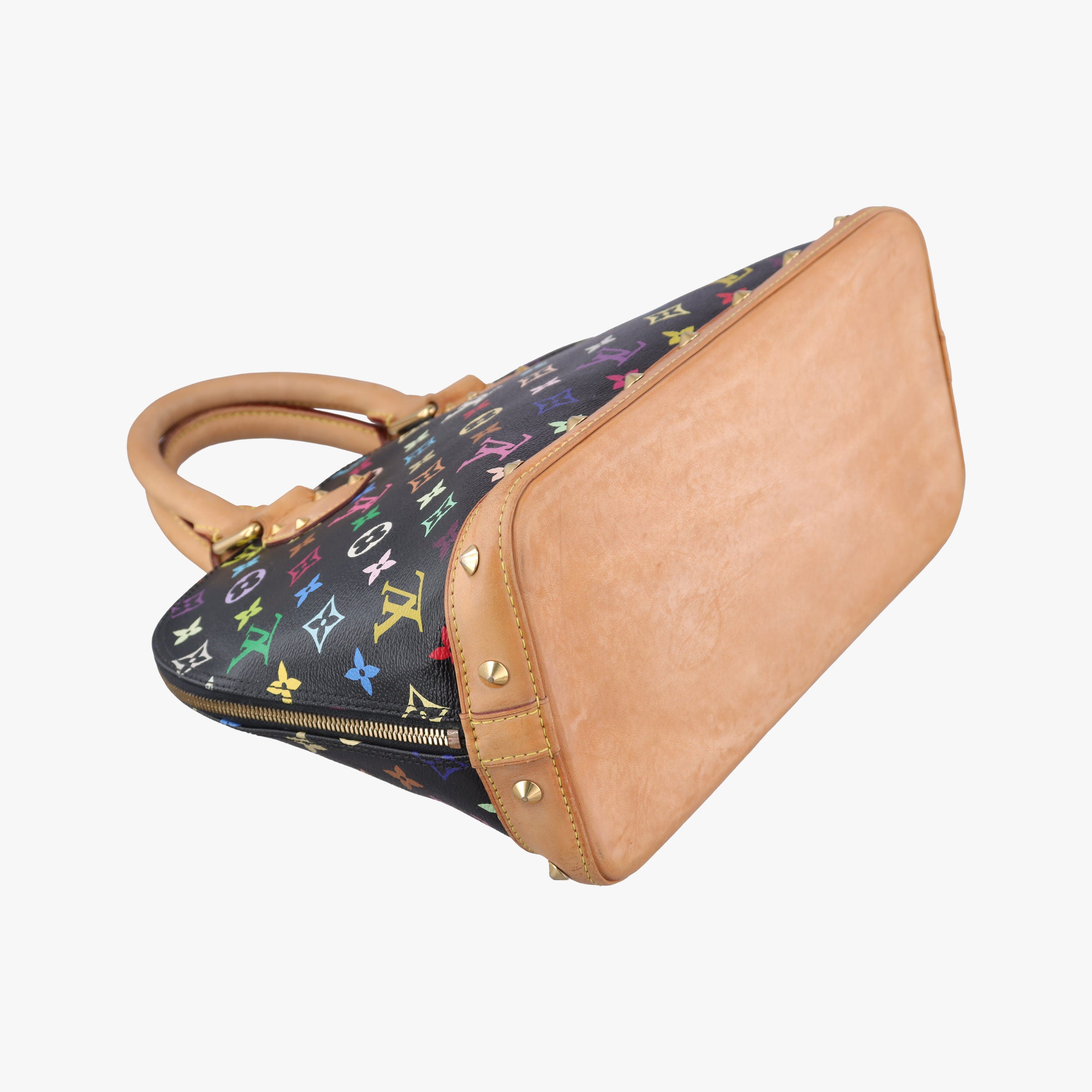 Secondhand Louis Vuitton Alma PM Noir Monogram Multicolor M92646 handbag | stylenewstar