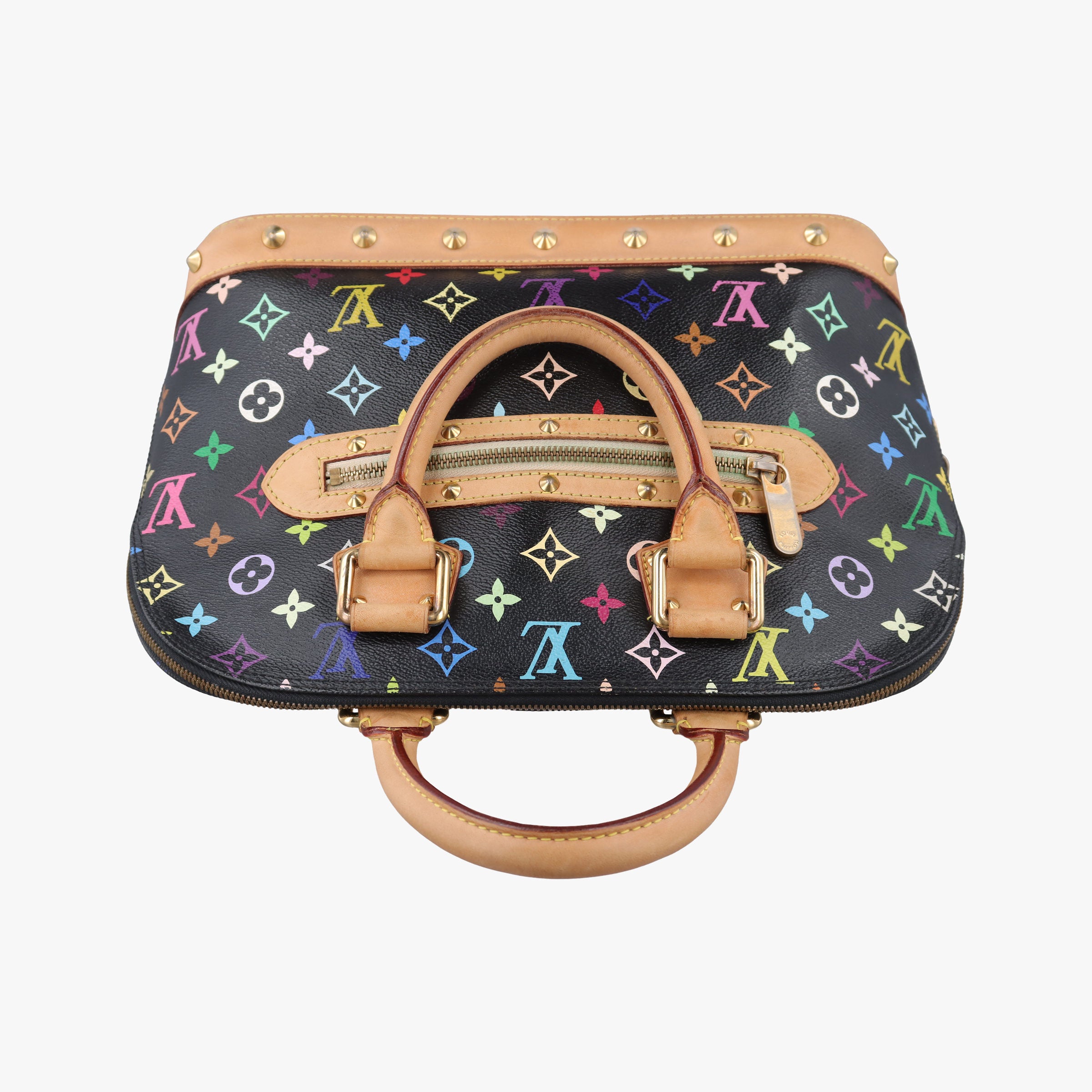 Secondhand Louis Vuitton Alma PM Noir Monogram Multicolor M92646 handbag | stylenewstar
