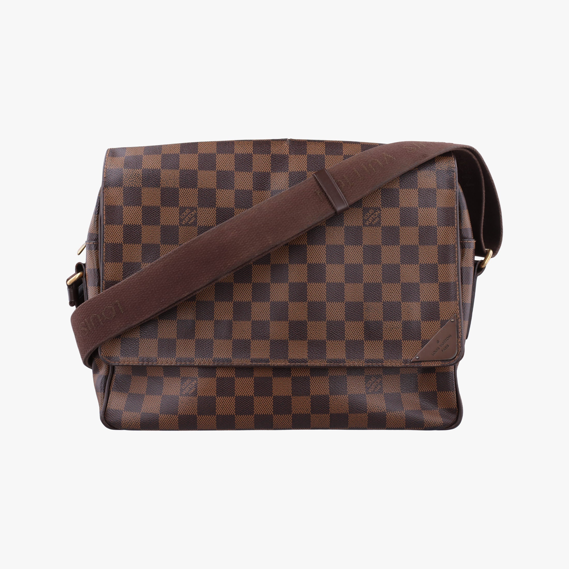 Pre-owned Louis Vuitton SHELTON EBENE Damier Canvas N41149 shoulderbag | stylenewstar