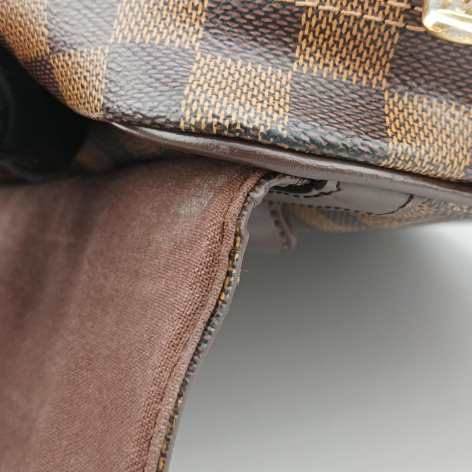 Pre-owned Louis Vuitton SHELTON EBENE Damier Canvas N41149 shoulderbag | stylenewstar