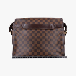 Pre-owned Louis Vuitton SHELTON EBENE Damier Canvas N41149 shoulderbag | stylenewstar