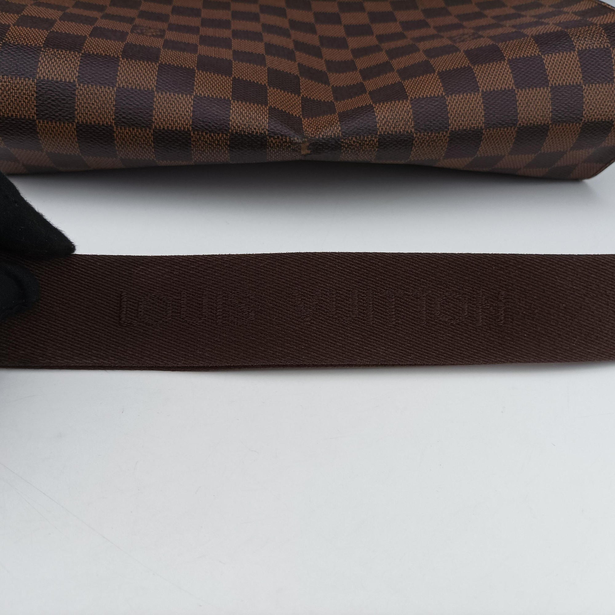 Pre-owned Louis Vuitton SHELTON EBENE Damier Canvas N41149 shoulderbag | stylenewstar