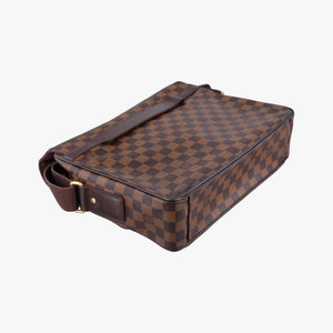 Pre-owned Louis Vuitton SHELTON EBENE Damier Canvas N41149 shoulderbag | stylenewstar