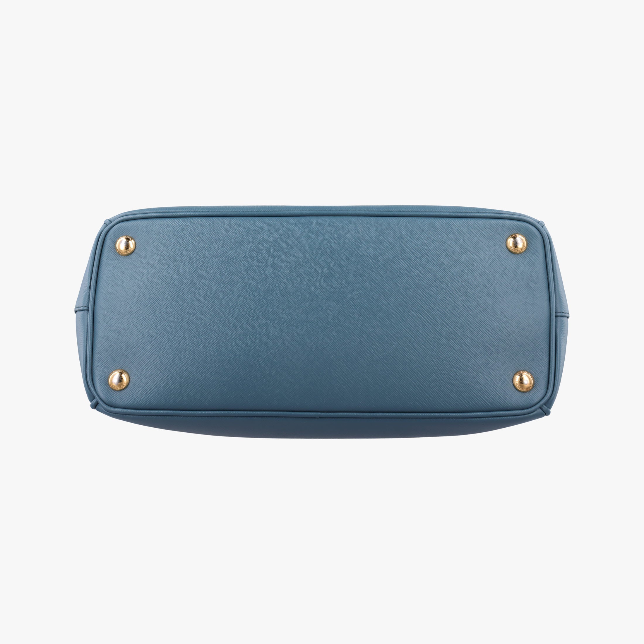Pre-owned Prada Galleria Blue SAFFIANO Leather BN1786 handbag | stylenewstar