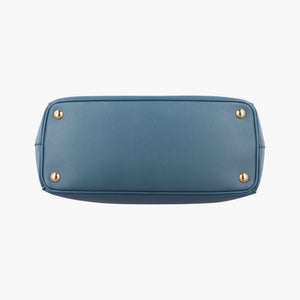 Pre-owned Prada Galleria Blue SAFFIANO Leather BN1786 handbag | stylenewstar