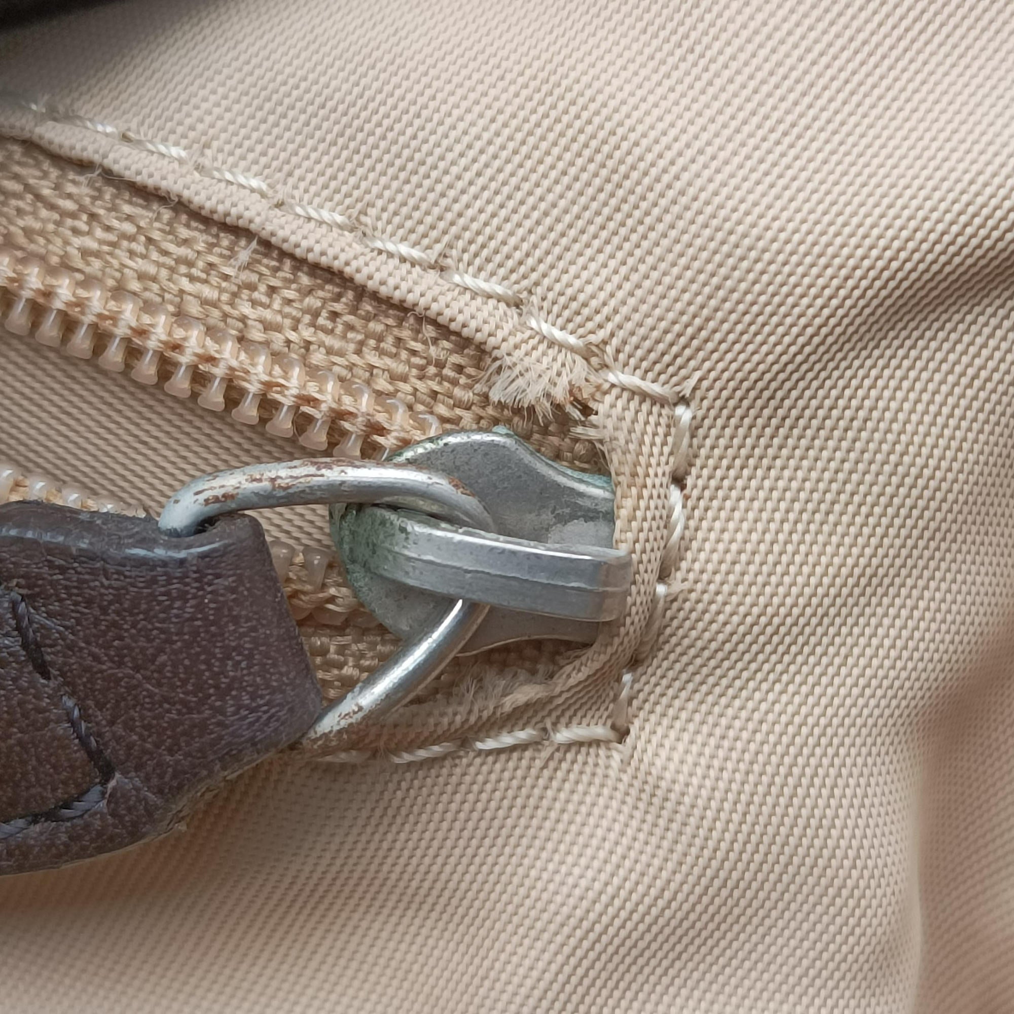 Pre-owned Christian Dior Street Chic Messenger Brown ×Beige Jacquard Canvas×Leather  shoulderbag | stylenewstar