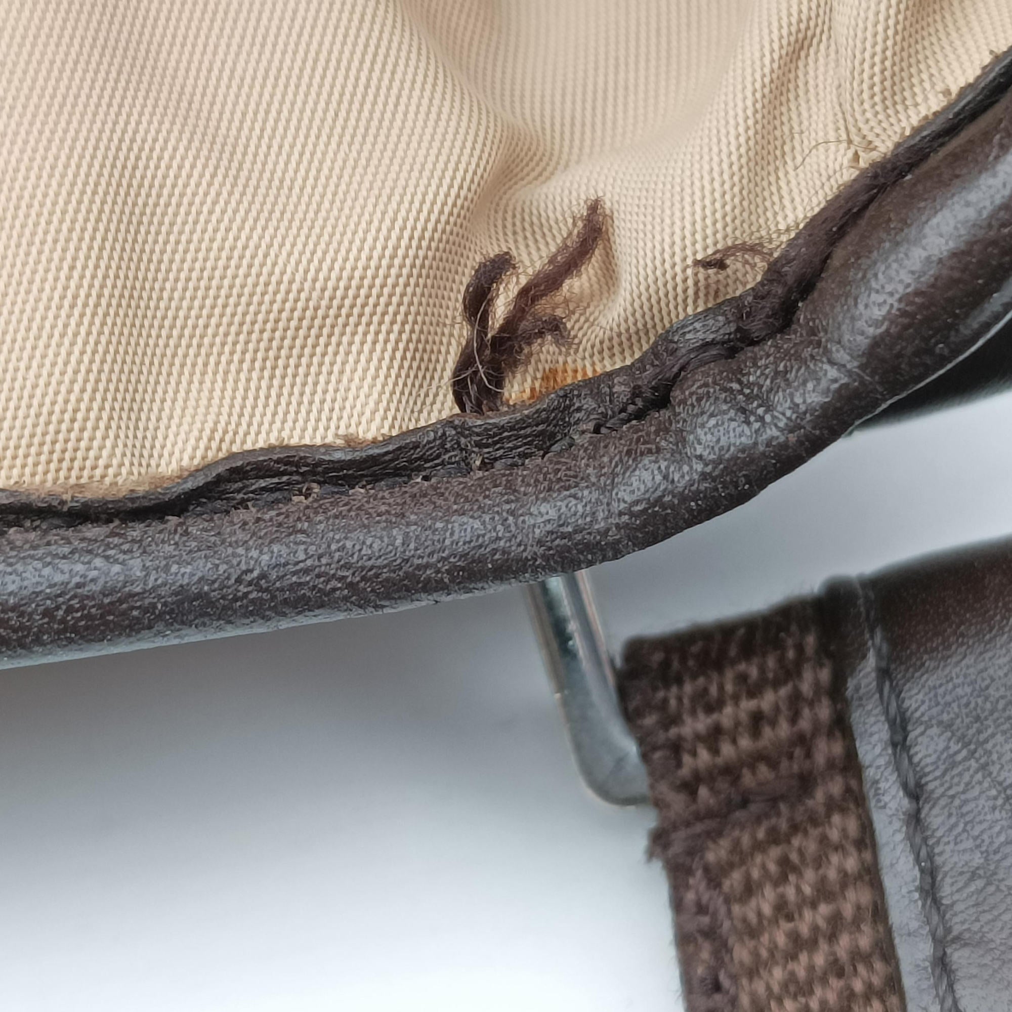 Pre-owned Christian Dior Street Chic Messenger Brown ×Beige Jacquard Canvas×Leather  shoulderbag | stylenewstar