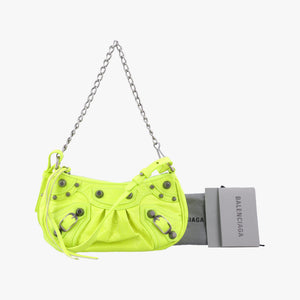 Vintage Balenciaga Le Cagole Yellow lambskin  shoulderbag | stylenewstar