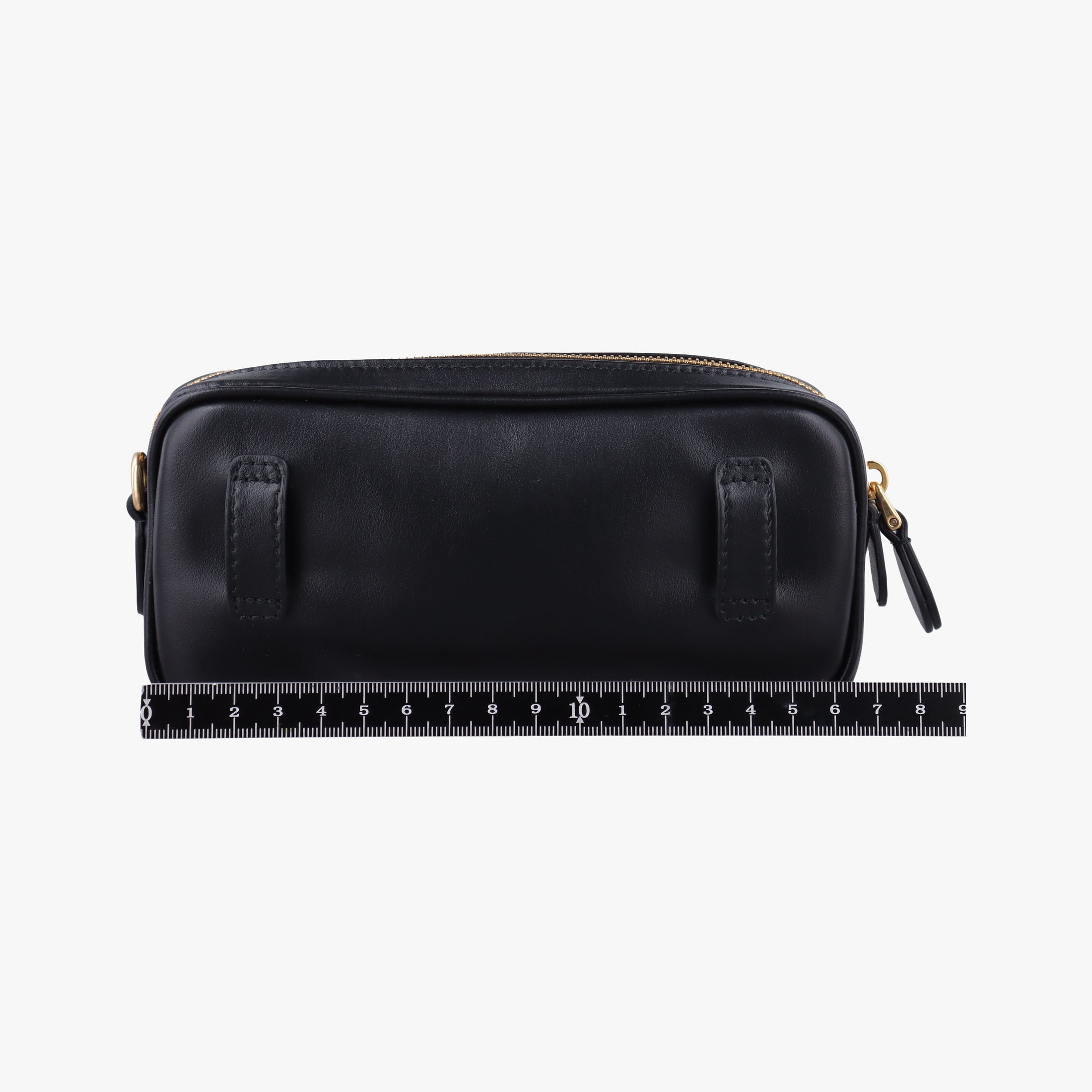 Vintage Miu Miu Logo belt Black leather  bum bag/waist bag | stylenewstar