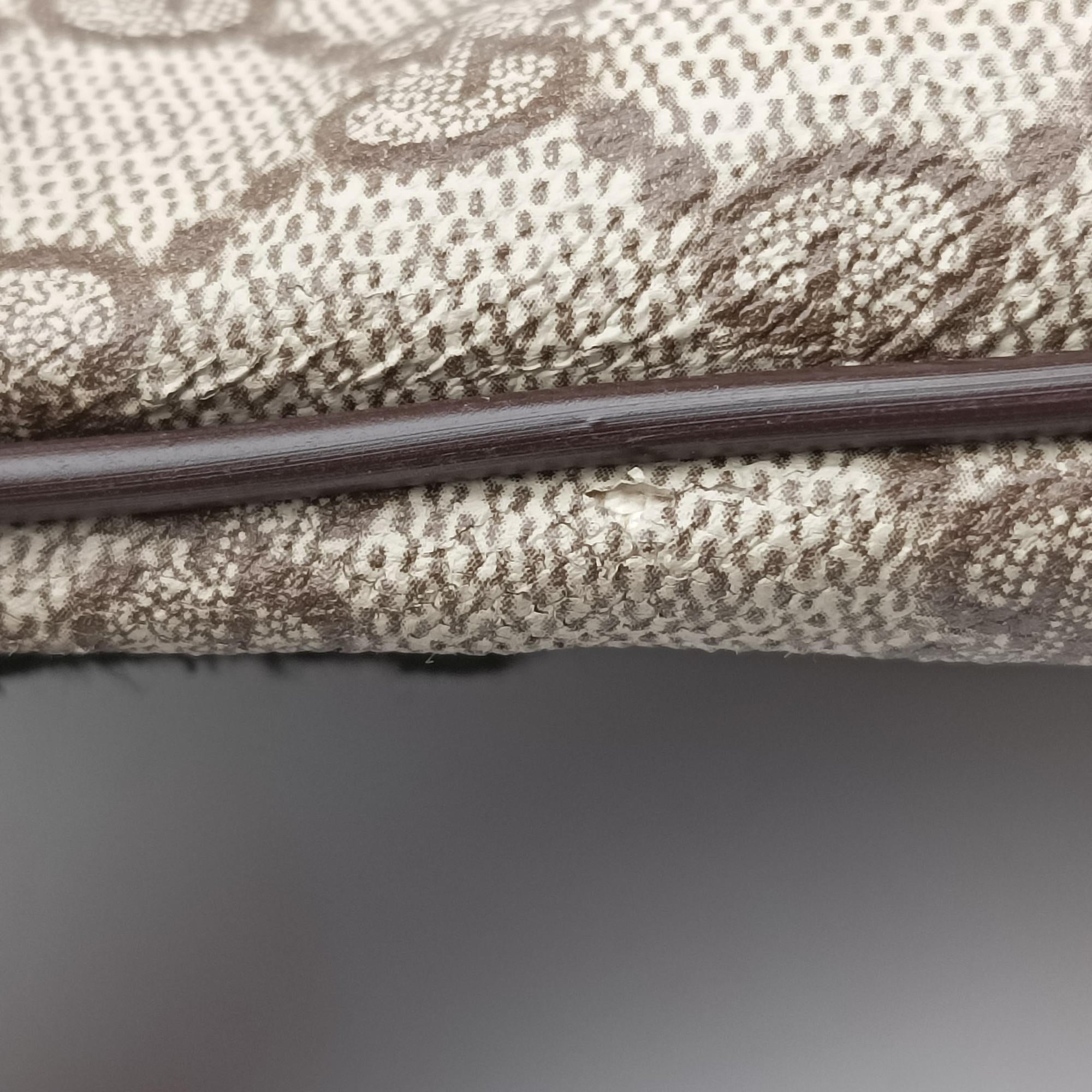 Pre-owned Gucci GG Supreme DiaperBag Brown PVC coated canvas 189748 shoulderbag | stylenewstar