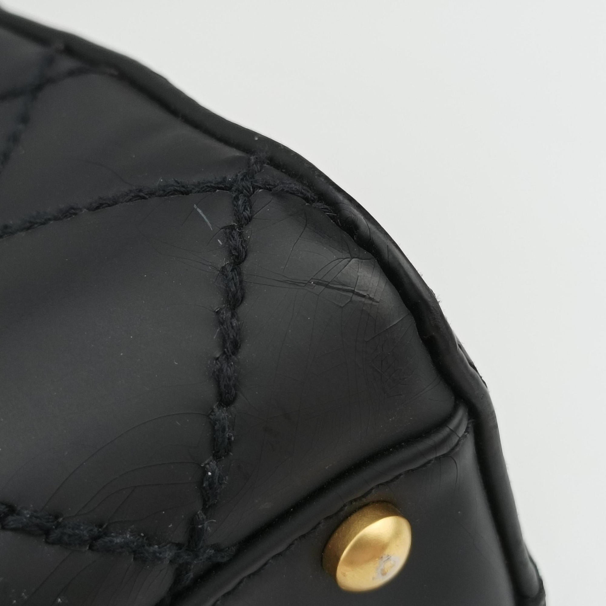 Pre-owned Chanel Wild Stitch Black Leather A14693 handbag | stylenewstar