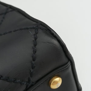 Pre-owned Chanel Wild Stitch Black Leather A14693 handbag | stylenewstar
