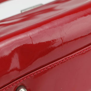 Pre-owned Gucci Vintage Red Patent Leather 000 78 handbag | stylenewstar