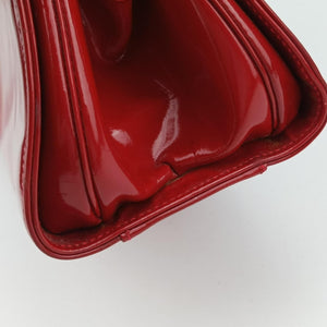 Pre-owned Gucci Vintage Red Patent Leather 000 78 handbag | stylenewstar