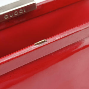 Pre-owned Gucci Vintage Red Patent Leather 000 78 handbag | stylenewstar