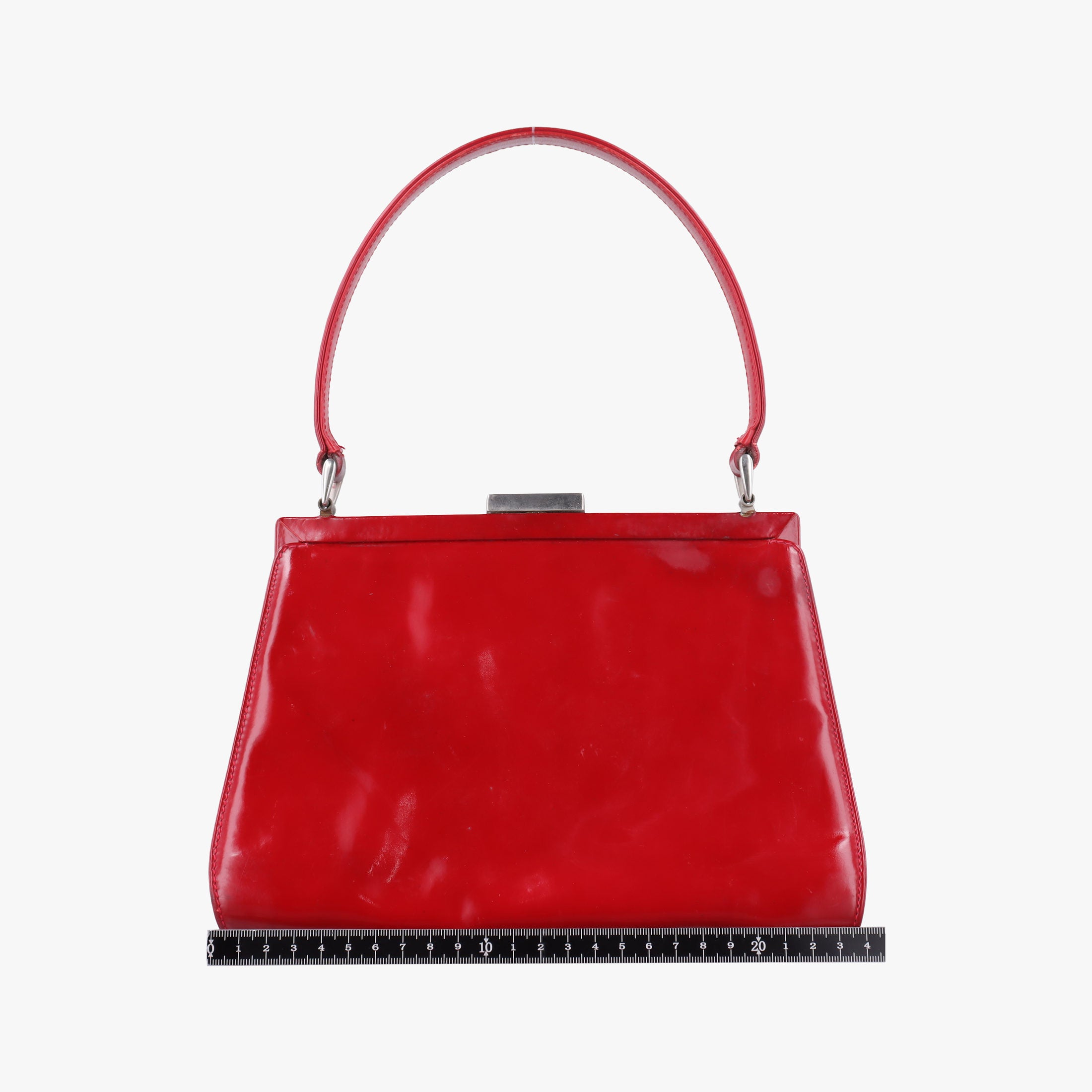 Pre-owned Gucci Vintage Red Patent Leather 000 78 handbag | stylenewstar