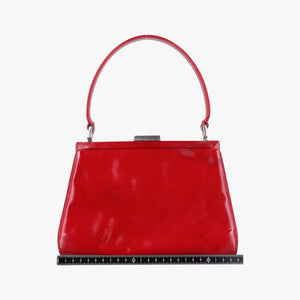 Pre-owned Gucci Vintage Red Patent Leather 000 78 handbag | stylenewstar