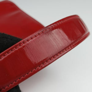 Pre-owned Gucci Vintage Red Patent Leather 000 78 handbag | stylenewstar
