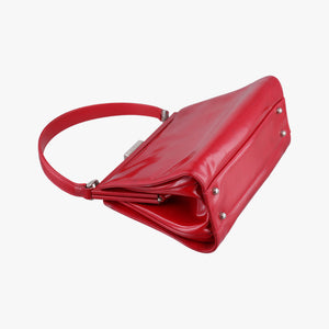 Pre-owned Gucci Vintage Red Patent Leather 000 78 handbag | stylenewstar