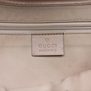 Secondhand Gucci Jackie White× Brown Canvas × Leather 001 38 shoulderbag | stylenewstar