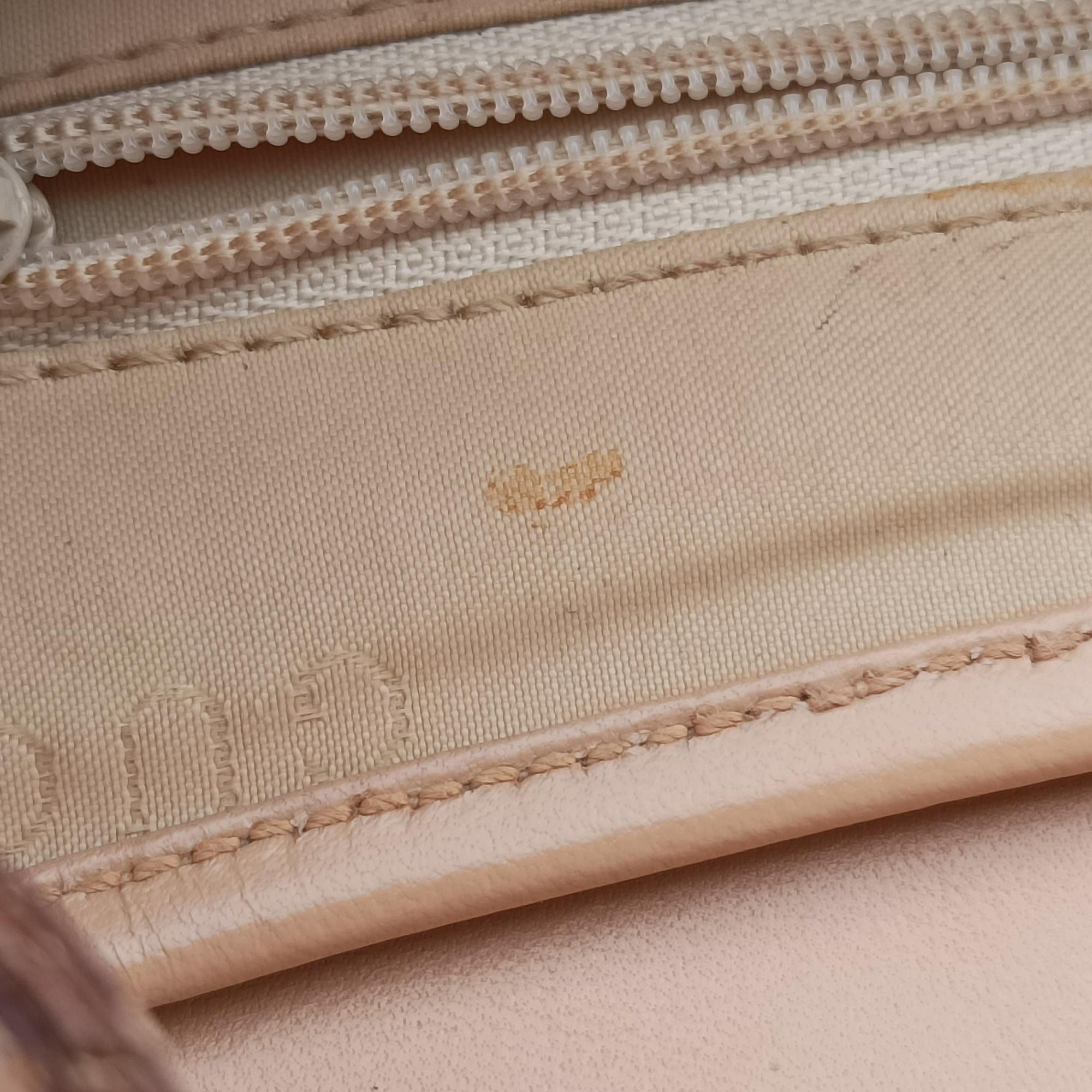 Secondhand Gucci Jackie White× Brown Canvas × Leather 001 38 shoulderbag | stylenewstar