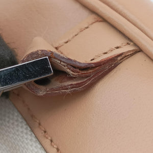 Secondhand Gucci Jackie White× Brown Canvas × Leather 001 38 shoulderbag | stylenewstar