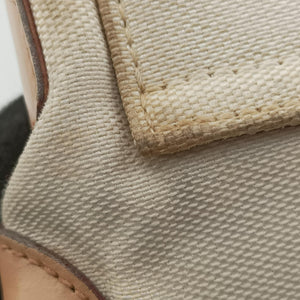 Secondhand Gucci Jackie White× Brown Canvas × Leather 001 38 shoulderbag | stylenewstar