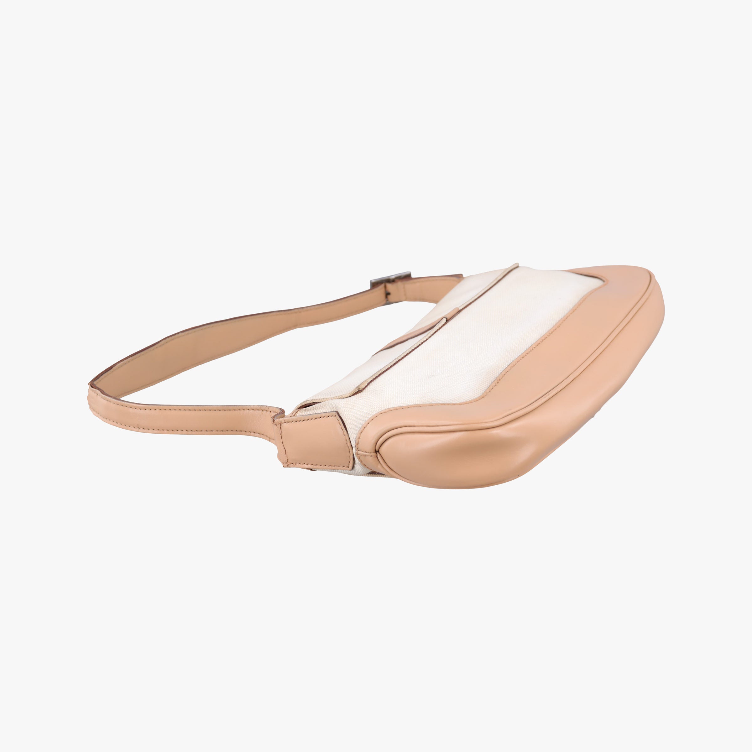 Secondhand Gucci Jackie White× Brown Canvas × Leather 001 38 shoulderbag | stylenewstar