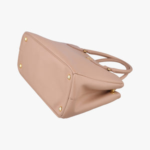 Pre-owned Prada Galleria Pink SAFFIANO Leather BN1801 shoulderbag | stylenewstar